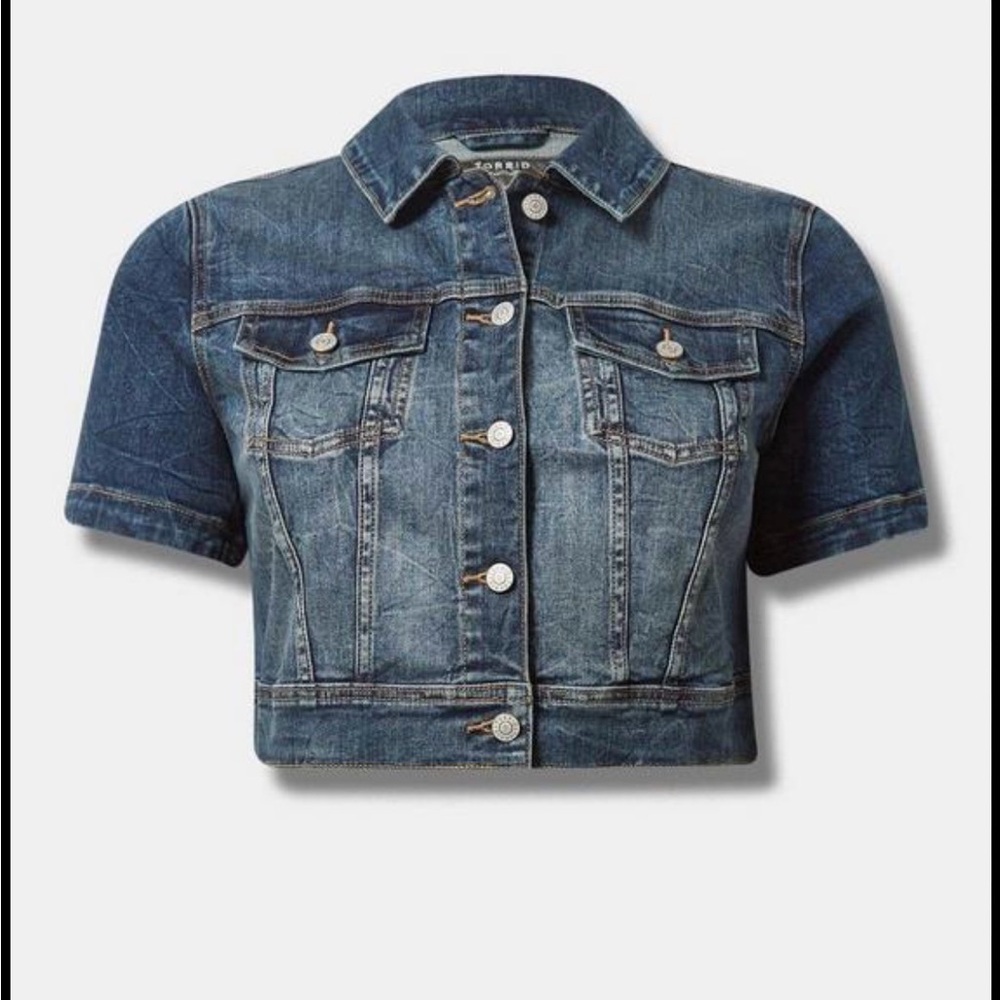 Torrid Dark Blue Denim Jacket